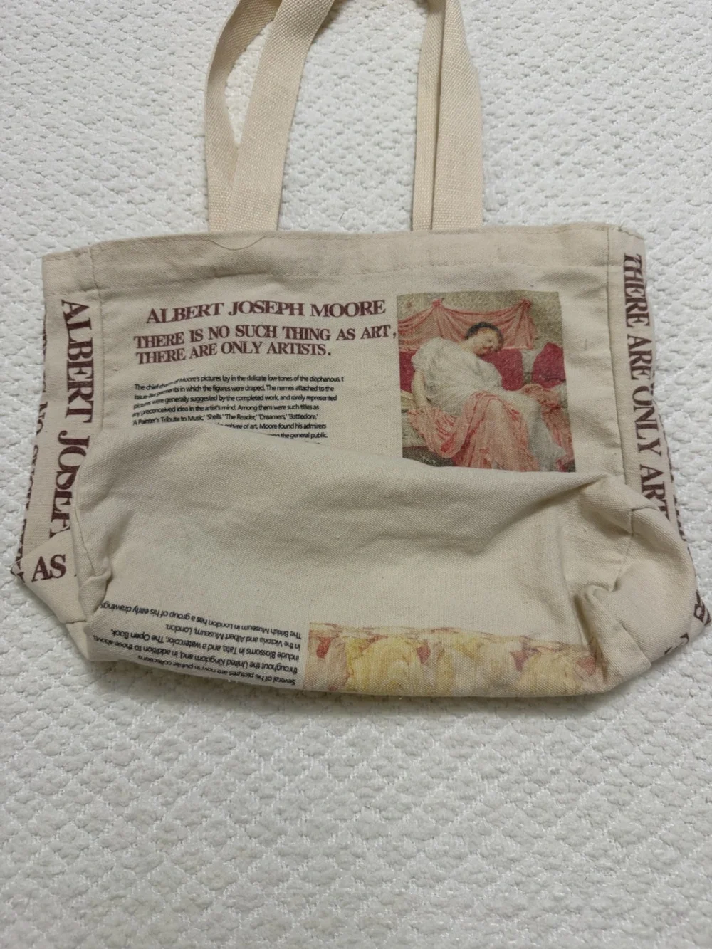 Albert Joseph Moore Canvas Tote Bag